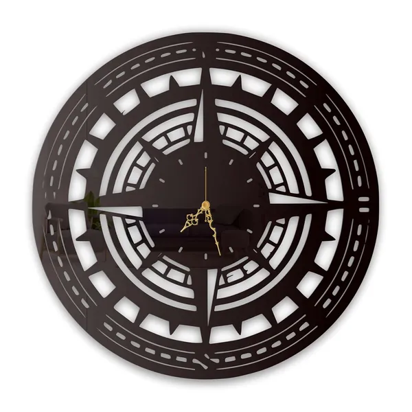 Black_Compass_Star_Wall_Clock_Ultra_High_Gloss_Metal_Built_Silent_Non_Ticking_Movement_Modern_Wall_Decor_Living_Room_Office_Bedroom