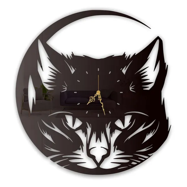 Black_Cat_Face_Wall_Clock_Ultra_High_Gloss_Metal_Built_Silent_Non_Ticking_Metal_Wall_Clock_Pet_Lover_Decor_Living_Room_Bedroom_Cozy_Corners
