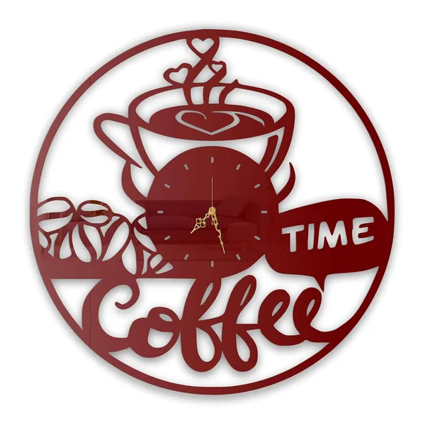 Wine_Red_Coffee_Time_Wall_Clock_Ultra_High_Gloss_Metal_Built_Silent_Non_Ticking_Metal_Wall_Clock_Kitchen_Decor_Living_Room_Cafe_Coffee_Corner