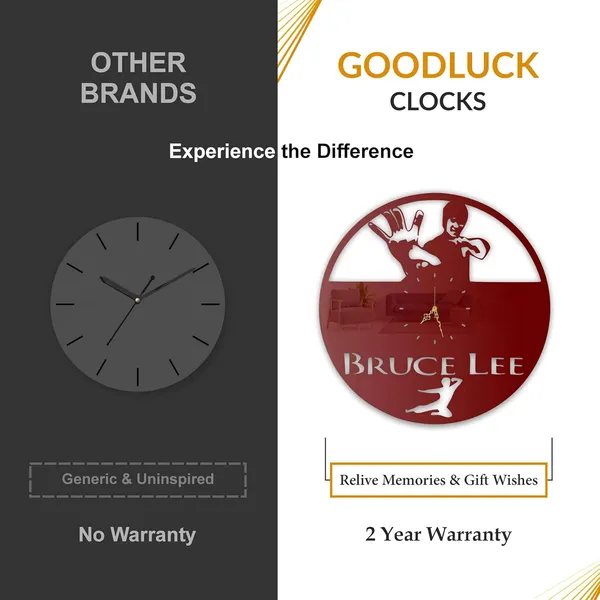 Wine_Red_Legendary_Martial_Artist_Wall_Clock_Ultra_High_Gloss_Metal_Built_Silent_Non_Ticking_Movement_Action_Wall_Decor_Living_Room_Studio_Gym