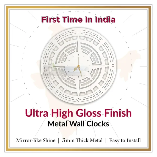 White_Compass_Star_Wall_Clock_Ultra_High_Gloss_Metal_Built_Silent_Non_Ticking_Movement_Modern_Wall_Decor_Living_Room_Office_Bedroom