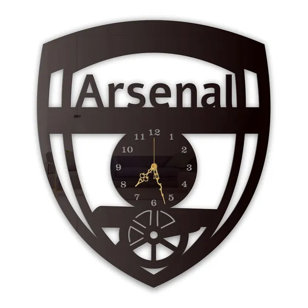 Black_Cannon_Crest_Wall_Clock_Metal_Built_Ultra_High_Gloss_Silent_Non_Ticking_Movement_Metal_Wall_Clock_Modern_Wall_Decor_For_Living_Room_Game_Room