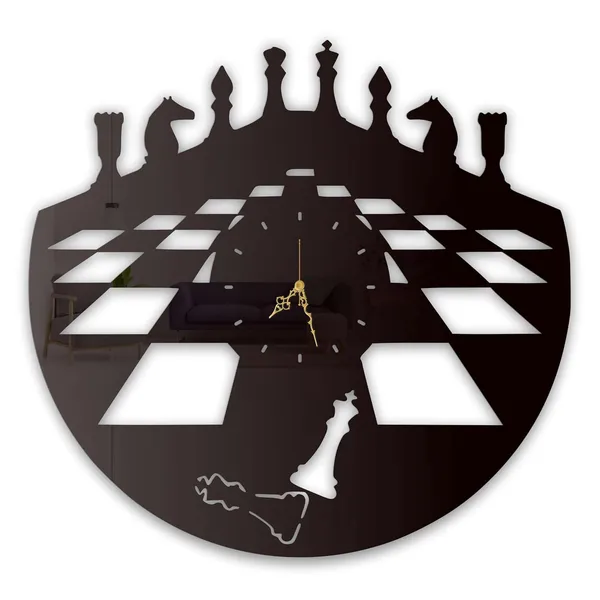 Black_Chess_Master_Wall_Clock_Ultra_High_Gloss_Metal_Built_Silent_Non_Ticking_Modern_Wall_Decor_Living_Room_Study_Room_Office_Game_Room