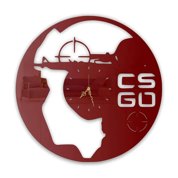Wine_Red_Combat_Sniper_Ops_Wall_Clock_Ultra_High_Gloss_Metal_Built_Silent_Non_Ticking_Movement_Tactical_Shooter_Wall_Decor_Gaming_Room_Bedroom