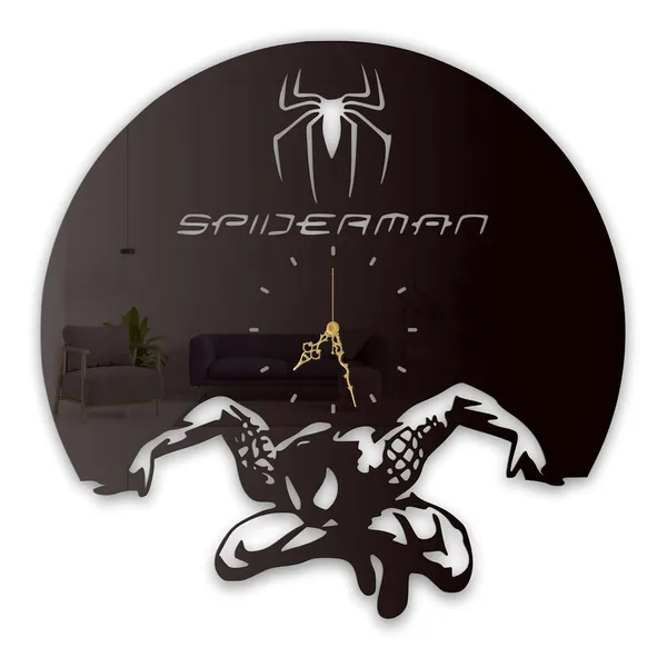 Black_Spider_Hero_Wall_Clock_Ultra_High_Gloss_Metal_Built_Silent_Non_Ticking_Movement_Action_Hero_Wall_Decor_Living_Room_Bedroom_Kids_Room