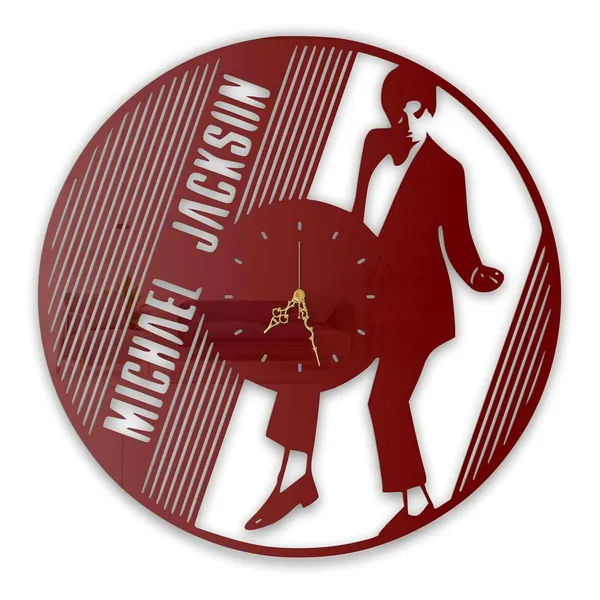 Wine_Red_Pop_Dance_Legend_Wall_Clock_Ultra_High_Gloss_Metal_Built_Silent_Non_Ticking_Movement_Retro_Music_Wall_Decor_Living_Room_Bedroom_Studio