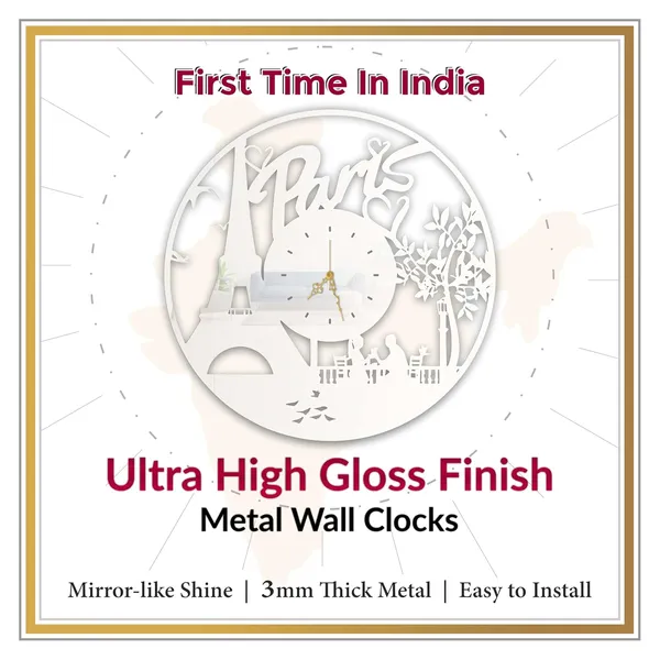 White_Romantic_Paris_Wall_Clock_Ultra_High_Gloss_Metal_Built_Silent_Non_Ticking_Metal_Wall_Clock_European_Decor_Living_Room_Bedroom_Cafe