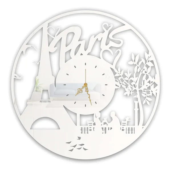 White_Romantic_Paris_Wall_Clock_Ultra_High_Gloss_Metal_Built_Silent_Non_Ticking_Metal_Wall_Clock_European_Decor_Living_Room_Bedroom_Cafe
