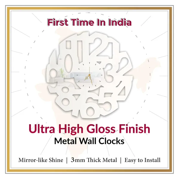 White_Abstract_Numbers_Wall_Clock_Ultra_High_Gloss_Metal_Metal_Built_Silent_Non_Ticking_Modern_Wall_Decor_Living_Room_Bedroom_Contemporary_Clock