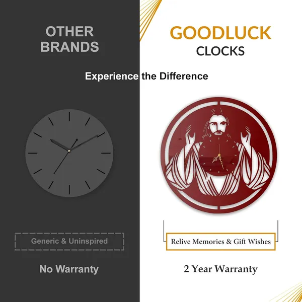 Wine_Red_Divine_Blessing_Wall_Clock_Ultra_High_Gloss_Metal_Built_Silent_Non_Ticking_Movement_Modern_Spiritual_Wall_Decor_Living_Room_Bedroom