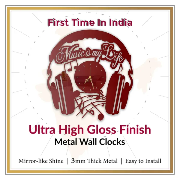 Wine_Red_Music_Life_Wall_Clock_Metal_Built_Ultra_High_Gloss_Silent_Non_Ticking_Movement_Metal_Wall_Clock_Modern_Wall_Decor_For_Living_Room_Music_Studio