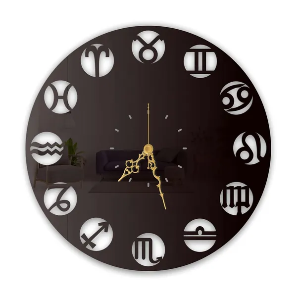 Black_Zodiac_Constellation_Signs_Wall_Clock_Ultra_High_Gloss_Metal_Built_Silent_Non_Ticking_Astrology_Wall_Decor_Living_Room_Meditation_Space