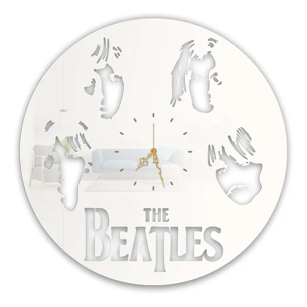 White_Classic_Band_Tribute_Wall_Clock_Ultra_High_Gloss_Metal_Built_Silent_Non_Ticking_Movement_Retro_Music_Wall_Decor_Living_Room_Bedroom_Studio