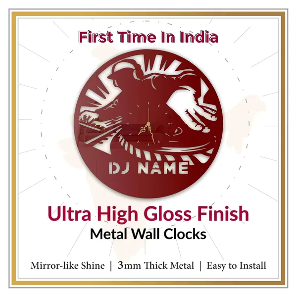 Wine_Red_Dj_Artist_Turntable_Wall_Clock_Ultra_High_Gloss_Metal_Built_Silent_Non_Ticking_Movement_Music_Studio_Wall_Decor_Living_Room_Bedroom