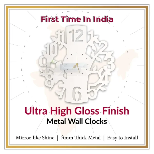White_Tree_Branch_Numbers_Wall_Clock_Ultra_High_Gloss_Metal_Built_Silent_Non_Ticking_Metal_Wall_Clock_Nature_Decor_Living_Room_Bedroom_Office