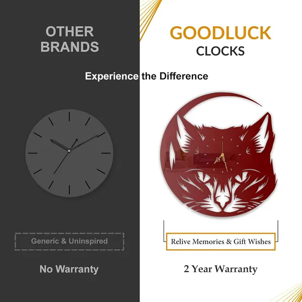 Wine_Red_Cat_Face_Wall_Clock_Ultra_High_Gloss_Metal_Built_Silent_Non_Ticking_Metal_Wall_Clock_Pet_Lover_Decor_Living_Room_Bedroom_Cozy_Corners