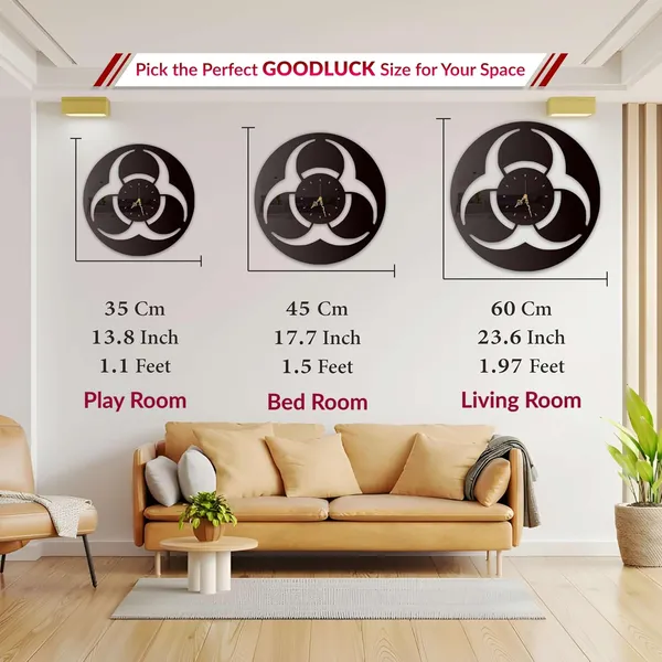 Black_Trinity_Swirl_Emblem_Wall_Clock_Ultra_High_Gloss_Metal_Built_Silent_Non_Ticking_Movement_Modern_Symbolic_Wall_Decor_Living_Room_Bedroom