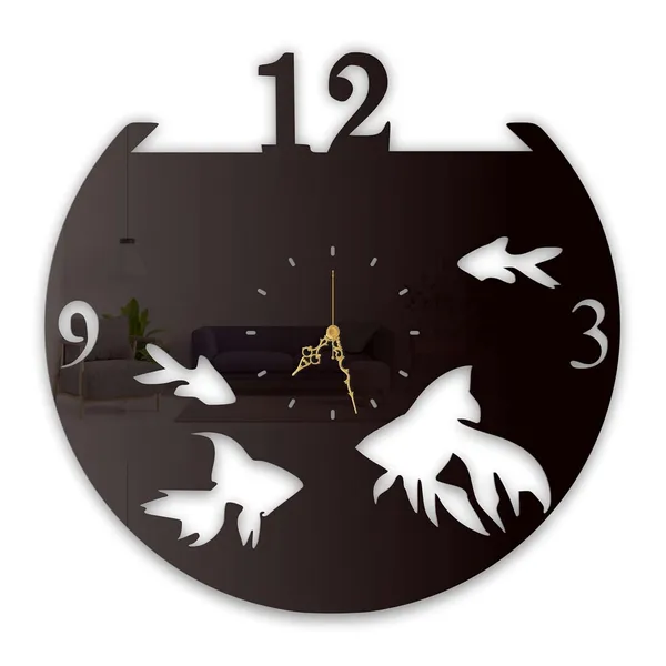 Black_Aquarium_Fish_Wall_Clock_Ultra_High_Gloss_Metal_Built_Silent_Non_Ticking_Metal_Wall_Clock_Ocean_Decor_Living_Room_Bedroom_Kids_Room