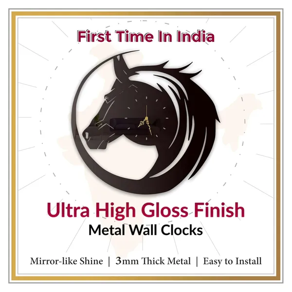 Black_Majestic_Horse_Wall_Clock_Ultra_High_Gloss_Metal_Built_Silent_Non_Ticking_Metal_Wall_Clock_Elegant_Decor_Living_Room_Bedroom_Office