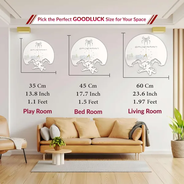 White_Spider_Hero_Wall_Clock_Ultra_High_Gloss_Metal_Built_Silent_Non_Ticking_Movement_Action_Hero_Wall_Decor_Living_Room_Bedroom_Kids_Room