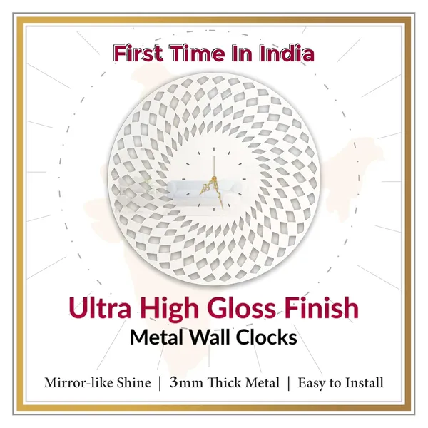 White_Hypnotic_Spiral_Wall_Clock_Ultra_High_Gloss_Metal_Built_Silent_Non_Ticking_Movement_Modern_Wall_Decor_Living_Room_Office_Bedroom
