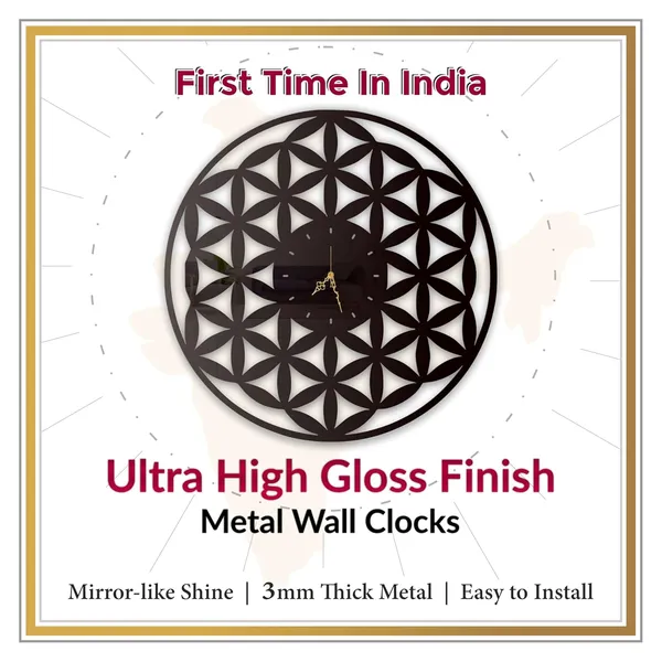 Black_Flower_Of_Life_Wall_Clock_Ultra_High_Gloss_Metal_Built_Silent_Non_Ticking_Modern_Wall_Decor_Living_Room_Bedroom_Meditation_Room_Office