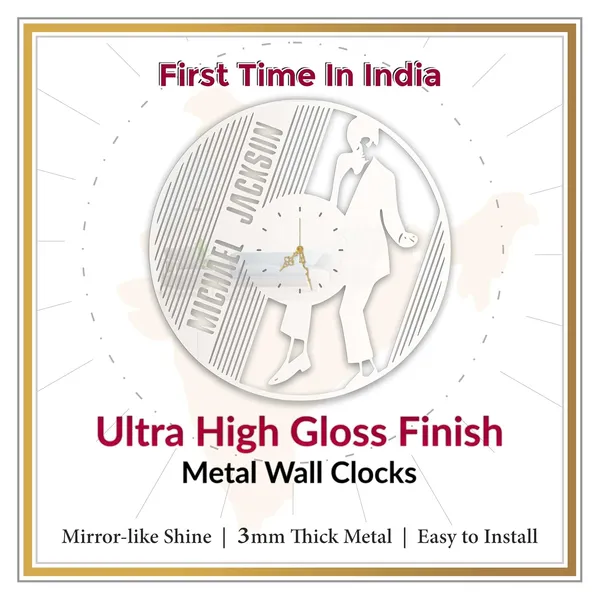 White_Pop_Dance_Legend_Wall_Clock_Ultra_High_Gloss_Metal_Built_Silent_Non_Ticking_Movement_Retro_Music_Wall_Decor_Living_Room_Bedroom_Studio