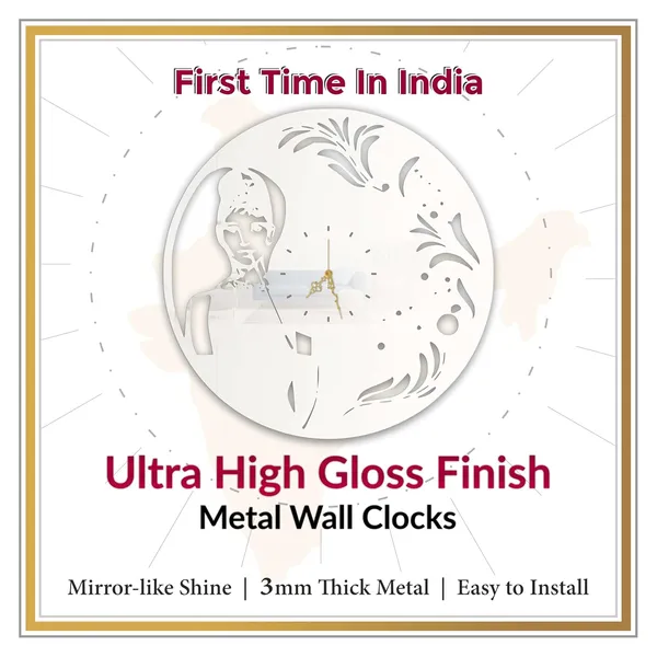 White_Elegant_Diva_Wall_Clock_Ultra_High_Gloss_Metal_Built_Silent_Sweep_Movement_Modern_Wall_Decor_For_Living_Room_Bedroom_Studio_Spaces