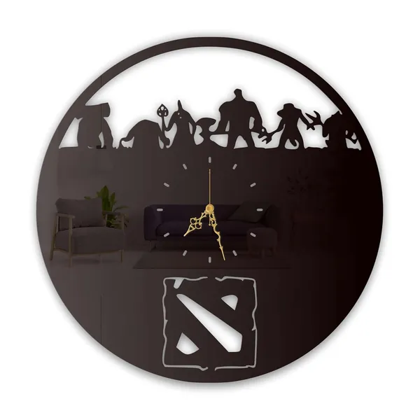 Black_Battle_Arena_Heroes_Wall_Clock_Ultra_High_Gloss_Metal_Built_Silent_Non_Ticking_Movement_Gaming_Wall_Decor_Living_Room_Bedroom_Game_Room