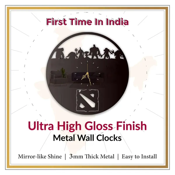 Black_Battle_Arena_Heroes_Wall_Clock_Ultra_High_Gloss_Metal_Built_Silent_Non_Ticking_Movement_Gaming_Wall_Decor_Living_Room_Bedroom_Game_Room