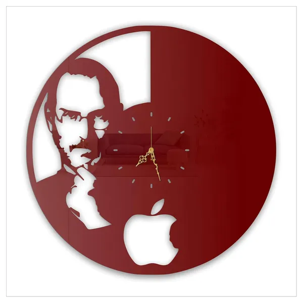 Wine_Red_Tech_Visionary_Silhouette_Wall_Clock_Modern_Minimalist_Art_Metal_Laser_Cut_Quiet_Sweep_Movement_Wall_Decor_For_Living_Room_Office