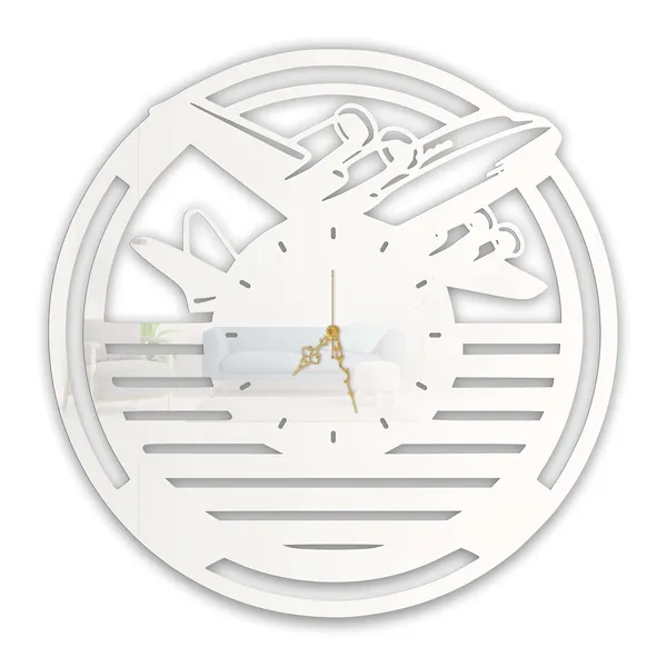 White_Classic_Airplane_Wall_Clock_Ultra_High_Gloss_Metal_Built_Silent_Non_Ticking_Metal_Wall_Clock_Aviation_Decor_Living_Room_Travel_Corner