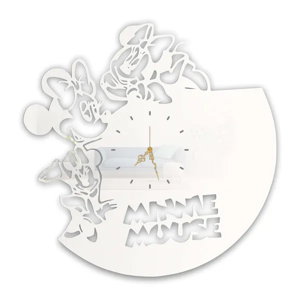 White_Bow_Girl_Wall_Clock_Ultra_High_Gloss_Metal_Built_Silent_Sweep_Movement_Modern_Wall_Decor_For_Living_Room_Kids_Room_Bedroom