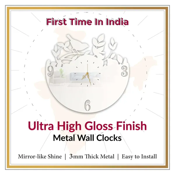 White_Bird_Branch_Wall_Clock_Ultra_High_Gloss_Metal_Built_Silent_Non_Ticking_Metal_Wall_Clock_Nature_Decor_Living_Room_Bedroom_Hallway