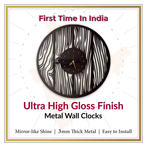 Black_Wood_Grain_Texture_Wall_Clock_Ultra_High_Gloss_Metal_Built_Silent_Non_Ticking_Metal_Wall_Clock_Rustic_Decor_Living_Room_Bedroom_Office