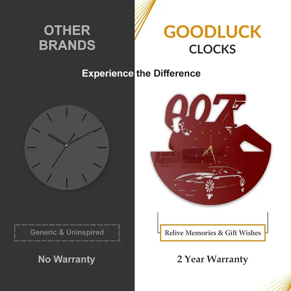 Wine_Red_Secret_Agent_Spy_Wall_Clock_Ultra_High_Gloss_Metal_Built_Silent_Non_Ticking_Movement_Action_Hero_Wall_Decor_Living_Room_Bedroom_Office