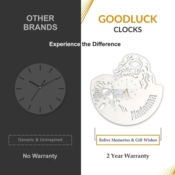White_Pop_Diva_Wall_Clock_Ultra_High_Gloss_Metal_Built_Silent_Non_Ticking_Movement_Modern_Wall_Decor_Living_Room_Studio_Bedroom