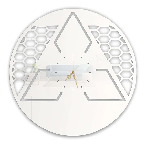 White_Futuristic_Tri_Core_Wall_Clock_Ultra_High_Gloss_Metal_Built_Silent_Non_Ticking_Movement_Modern_Sci_Fi_Wall_Decor_Living_Room_Office_Bedroom