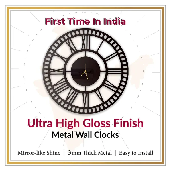 Black_Roman_Classic_Wall_Clock_Ultra_High_Gloss_Metal_Built_Silent_Non_Ticking_Modern_Wall_Decor_Living_Room_Bedroom_Office_Hallway