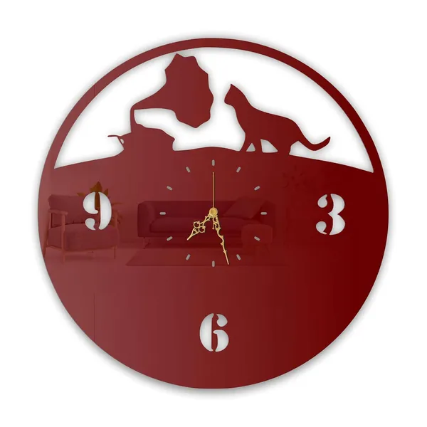 Wine_Red_Cat_Gramophone_Wall_Clock_Ultra_High_Gloss_Metal_Built_Silent_Non_Ticking_Movement_Retro_Wall_Decor_Living_Room_Bedroom_Studio