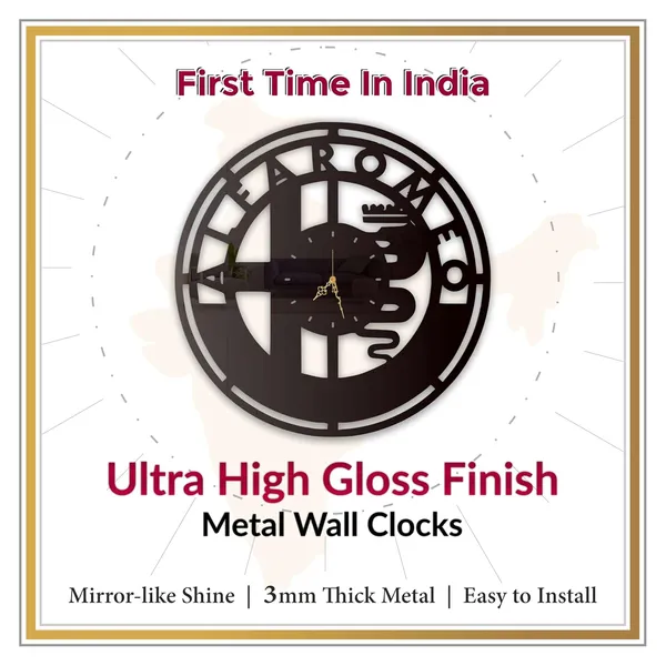 Black_Italian_Racing_Emblem_Wall_Clock_Ultra_High_Gloss_Metal_Built_Silent_Non_Ticking_Movement_Classic_Auto_Wall_Decor_Living_Room_Office_Garage