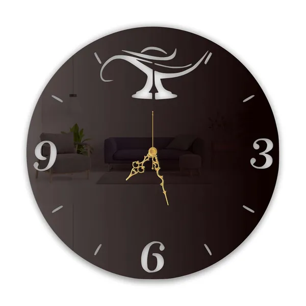 Black_Ornamental_Lamp_Wall_Clock_Ultra_High_Gloss_Metal_Built_Silent_Non_Ticking_Movement_Modern_Wall_Decor_Living_Room_Bedroom_Hallway
