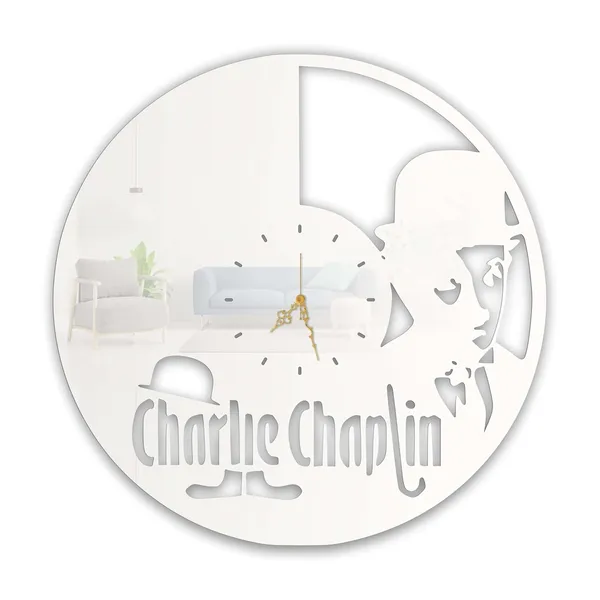 White_Silent_Film_Legend_Wall_Clock_Ultra_High_Gloss_Metal_Built_Silent_Non_Ticking_Movement_Vintage_Comedy_Decor_Living_Room_Office_Studio