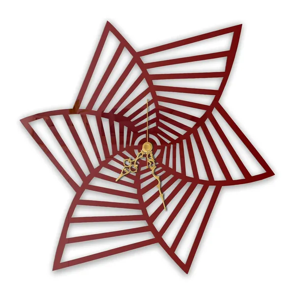 Wine_Red_Geometric_Pinwheel_Clock_Modern_Metal_Wall_Decor_Abstract_Art_Clock_For_Living_Room_Bedroom_Office_Silent_Designer_Wall_Clock