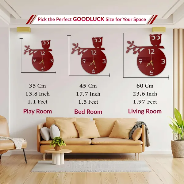 Wine_Red_Owl_On_Branch_Wall_Clock_Cute_Owl_Theme_Wall_Decor_For_Living_Room_Bedroom_Silent_Sweep_Metal_Clock_Nature_Inspired_Home_Decoration