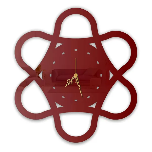 Wine_Red_Atomic_Loop_Art_Clock_Modern_Geometric_Wall_Decor_For_Living_Room_Bedroom_Silent_Sweep_Metal_Clock_Stylish_Home_Decoration