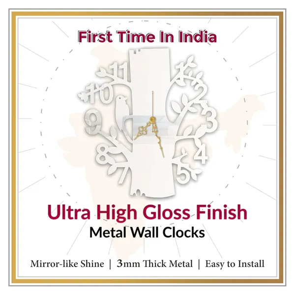 White_Bird_On_Tree_Wall_Clock_Metal_Built_Ultra_High_Gloss_Silent_Non_Ticking_Movement_Nature_Wall_Decor_Living_Room_Bedroom_Office