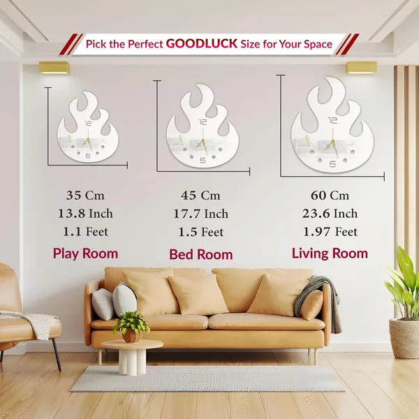 White_Flame_Fusion_Wall_Clock_Metal_Built_Ultra_High_Gloss_Silent_Non_Ticking_Movement_Modern_Wall_Decor_Living_Room_Bedroom_Office