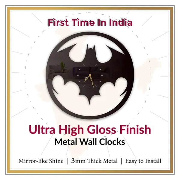 Black_Dark_Vigilante_Emblem_Wall_Clock_Metal_Built_Ultra_High_Gloss_Silent_Non_Ticking_Movement_Hero_Wall_Decor_Living_Room_Bedroom_Fan_Cave