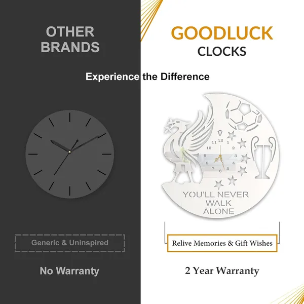 White_Champion_Spirit_Wall_Clock_Metal_Built_Ultra_High_Gloss_Silent_Non_Ticking_Movement_Sports_Wall_Decor_Living_Room_Bedroom_Fan_Cave